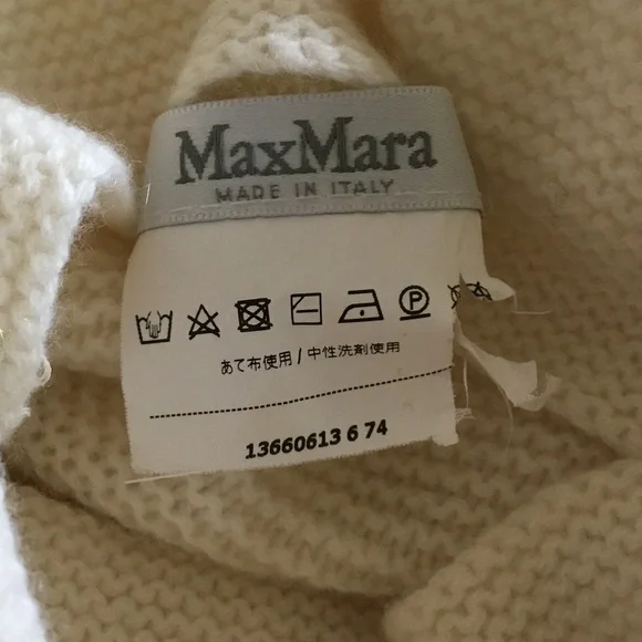 MaxMara Etrusco Wool Cashmere Turtleneck Maglia Pullover Sweater - Picture 10 of 10